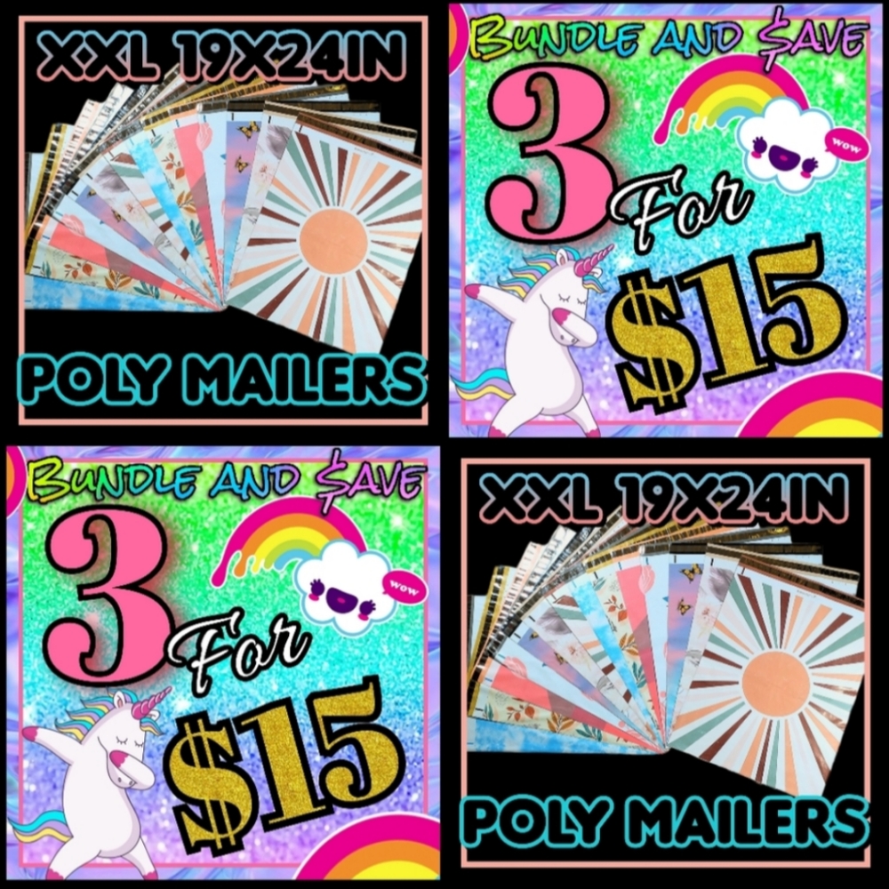 Poly mailers 19×24in - Picture 2 of 4